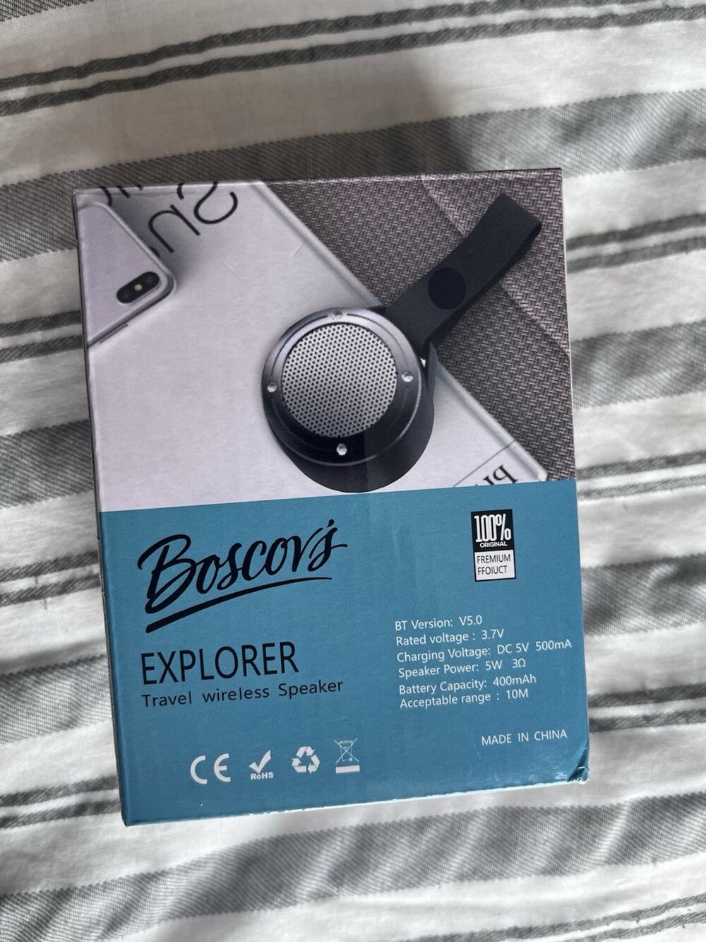 Boscovs Portable Wireless Speaker NIB Mini speaker